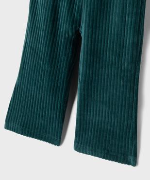 Pantalon évasé côtelé bébé fille vue2 - GEMO(BEBE DEBT) - GEMO