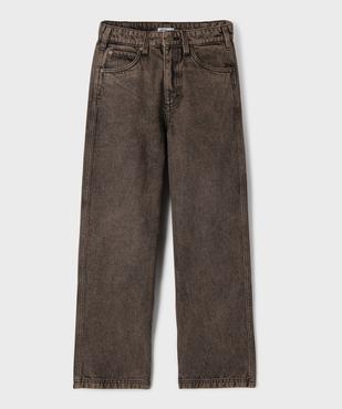 Jean loose avec taille ajustable garçon  vue1 - GEMO (JUNIOR) - GEMO
