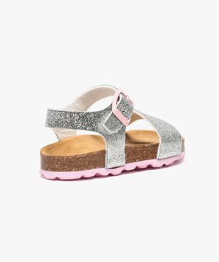 Sandales à brides avec semelle en liège vue4 - GEMO (ENFANT) - GEMO