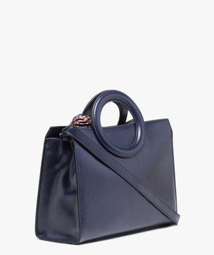 Sac à main femme verni mat avec anses fantaisie vue2 - GEMO (ACCESS) - GEMO