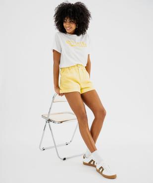 Short ample taille paper bag femme vue5 - GEMO(FEMME PAP) - GEMO