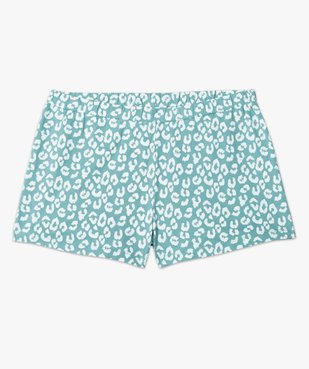 Short de pyjama femme imprimé avec ceinture élastique vue4 - GEMO(HOMWR FEM) - GEMO