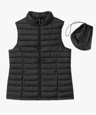 Doudoune sans manches avec col montant femme vue4 - GEMO 4G FEMME - GEMO