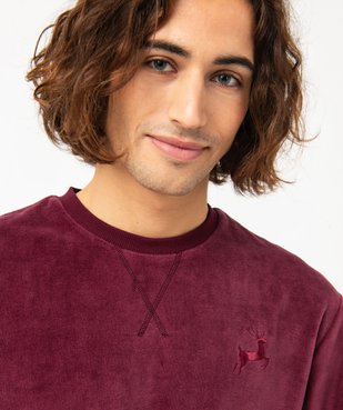 Pyjama en velours 2 pièces homme vue2 - GEMO(HOMWR HOM) - GEMO