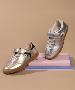 Baskets métallisées fermeture scratch fille - Chipie vue6 - CHIPIE - GEMO