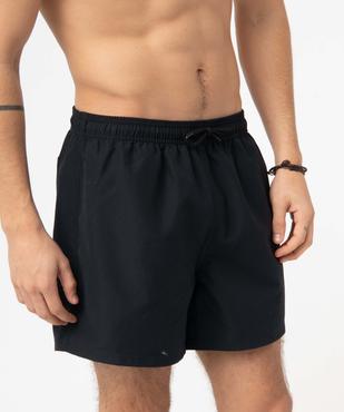 Short de bain homme uni vue2 - GEMO 4G HOMME - GEMO
