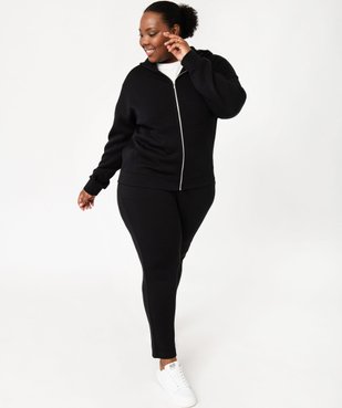 Sweat à capuche zippé femme grande taille vue5 - GEMO(FEMME PAP) - GEMO