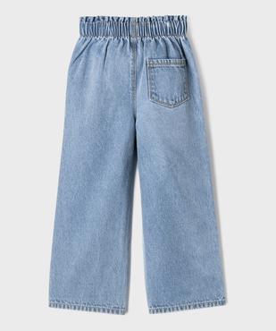 Jean wide leg taille ajustable fille vue3 - GEMO (ENFANT) - GEMO