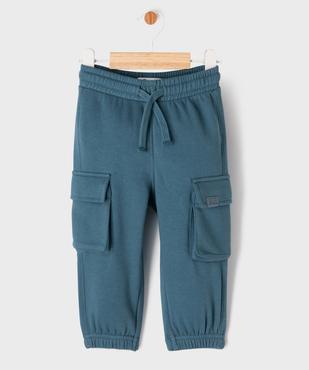 Pantalon en maille coupe cargo bébé garçon vue1 - GEMO(BEBE DEBT) - GEMO