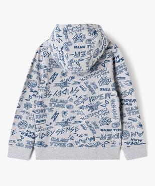 Sweat à capuche avec motif Spiderman garçon - Marvel vue3 - SPIDERMAN - GEMO