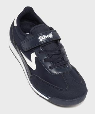 Baskets basses à lacets élastiques et scratch garçon - Schott vue5 - SCHOTT - GEMO