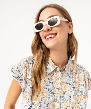 Chemise manches courtes à motifs cachemire femme vue2 - GEMO(FEMME PAP) - GEMO
