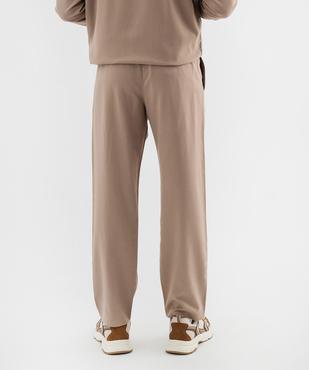 Pantalon droit fluide homme vue1 - GEMO (HOMME) - GEMO