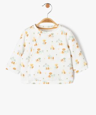 Sweat brassière avec ouverture latérale bébé garçon vue1 - GEMO 4G BEBE - GEMO
