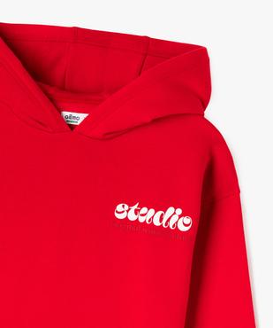 Sweat à capuche avec intérieur molletonné garçon vue3 - GEMO 4G GARCON - GEMO