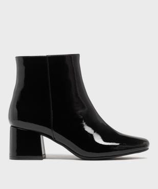 Boots à talon vernis femme vue1 - FOLLOW ME - GEMO