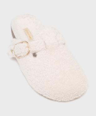 Sabots d’intérieur en sherpa avec boucle femme - LuluCastagnette vue5 - LULUCASTAGNETTE - GEMO