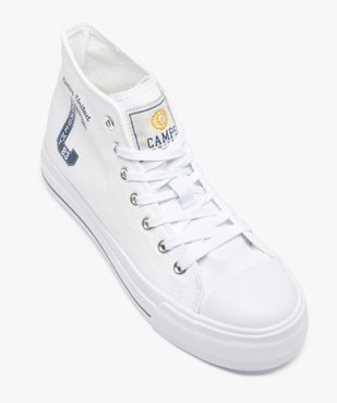 Baskets femme montantes en toile unie – Camps United vue5 - CAMPS UNITED - GEMO