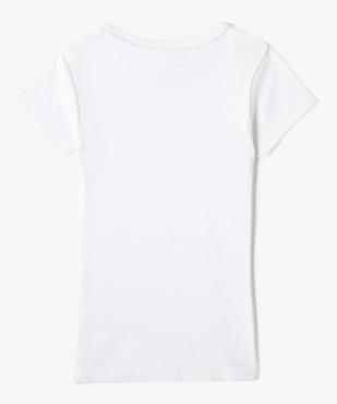 Tee-shirt à manches courtes fille (lot de 2) vue3 - GEMO 4G FILLE - GEMO