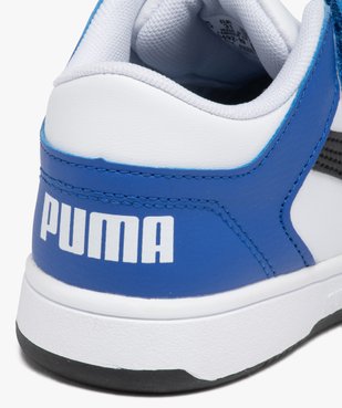 Baskets garçon tricolores à scratch - Puma vue6 - PUMA - GEMO