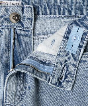 Jean Straight avec taille ajustable fille vue4 - GEMO (JUNIOR) - GEMO