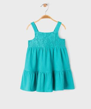 Robe à bretelles coupe évasée bébé fille vue1 - GEMO(BEBE DEBT) - GEMO