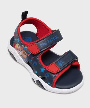 Sandales sport garçon à double scratch imprimées - La Pat'Patrouille vue5 - PAT PATROUILLE - GEMO