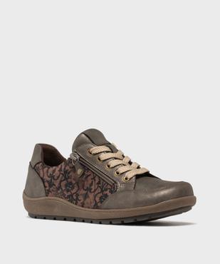 Derbies sportswear à bout carré femme vue2 - SOFTRELAX - GEMO