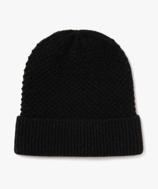 Bonnet en gosse maille fantaisie femme vue1 - GEMO (ACCESS) - GEMO