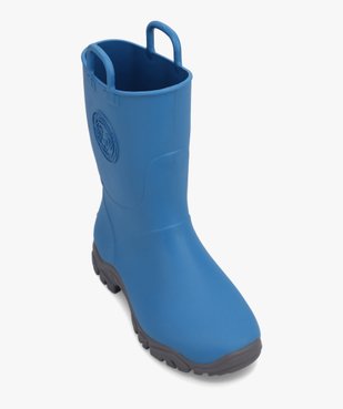 Bottes de pluie garçon dessus uni avec anses - Boatilus vue5 - BOATILUS - GEMO