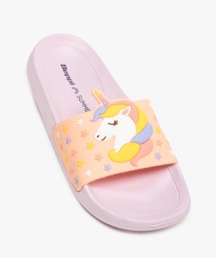 Mules de piscine fille décor licorne vue5 - GEMO (ENFANT) - GEMO