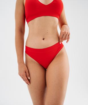 Tanga en maille côtelée sans coutures femme vue1 - GEMO(HOMWR FEM) - GEMO