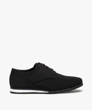 Derby garçon en toile à lacets vue1 - GEMO (ENFANT) - GEMO