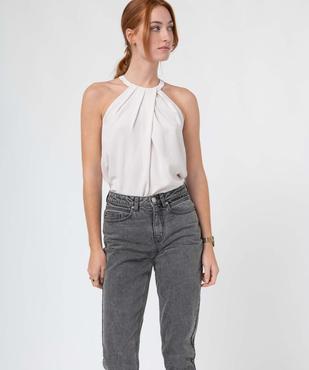 Blouse femme sans manches avec encolure américaine vue1 - GEMO(FEMME PAP) - GEMO