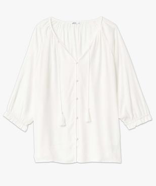 Blouse femme bohème à manches 3/4 vue4 - GEMO(FEMME PAP) - GEMO