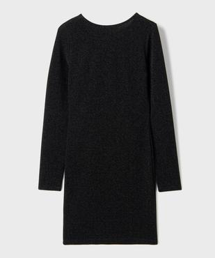 Robe courte scintillante ado fille vue3 - GEMO (JUNIOR) - GEMO