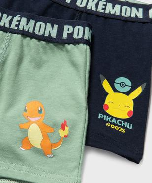 Boxer en coton stretch imprimé garoon - Pokémon (lot de 3) vue2 - POKEMON - GEMO