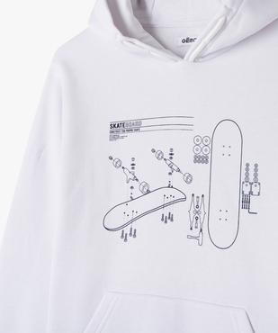 Sweat à capuche en molleton imprimé garçon vue2 - GEMO (JUNIOR) - GEMO
