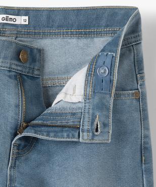 Jean garçon coupe regular taille ajustable vue3 - GEMO 4G GARCON - GEMO