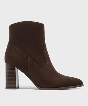 Boots à talon western femme vue1 - FOLLOW ME - GEMO
