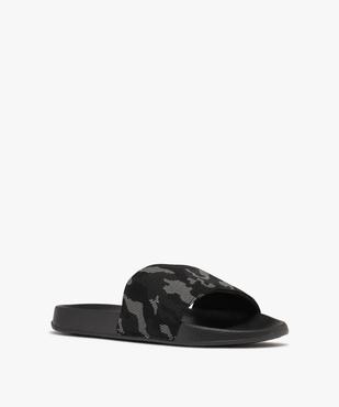 Mules de piscine à motif camouflage garçon vue2 - GEMO (PLAGE) - GEMO