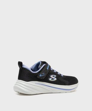 Baskets à scratch en toile pailletée Wave 92 fille - Skechers  vue4 - SKECHERS - GEMO