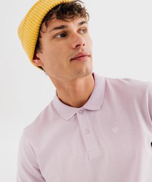 Polo à manches courtes en maille piquée homme vue2 - GEMO 4G HOMME - GEMO