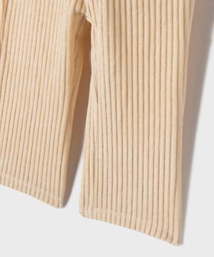 Pantalon évasé côtelé bébé fille vue2 - GEMO(BEBE DEBT) - GEMO