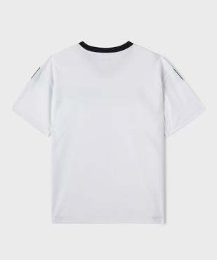 Tee-shirt de sport à manches courtes bicolore garçon vue4 - GEMO (JUNIOR) - GEMO