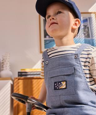 Ensemble 2 pièces tee-shirt et salopette courte bébé garçon - LuluCastagnette vue7 - LULUCASTAGNETTE - GEMO