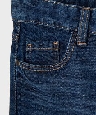 Jean regular délavé à taille réglable garçon vue2 - GEMO 4G GARCON - GEMO