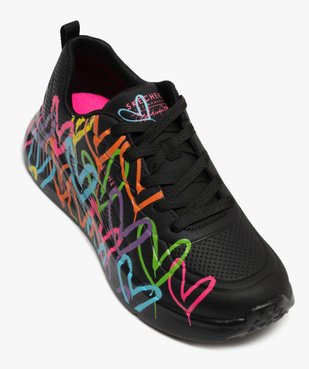 Basket motifs coeurs à lacets femme - Skechers X JGoldcrown vue5 - SKECHERS - GEMO