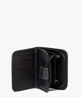 Porte-monnaie bicolore format compact femme vue3 - GEMO (ACCESS) - GEMO