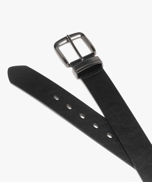 Ceinture avec boucle carrée en métal homme vue3 - GEMO (ACCESS) - GEMO